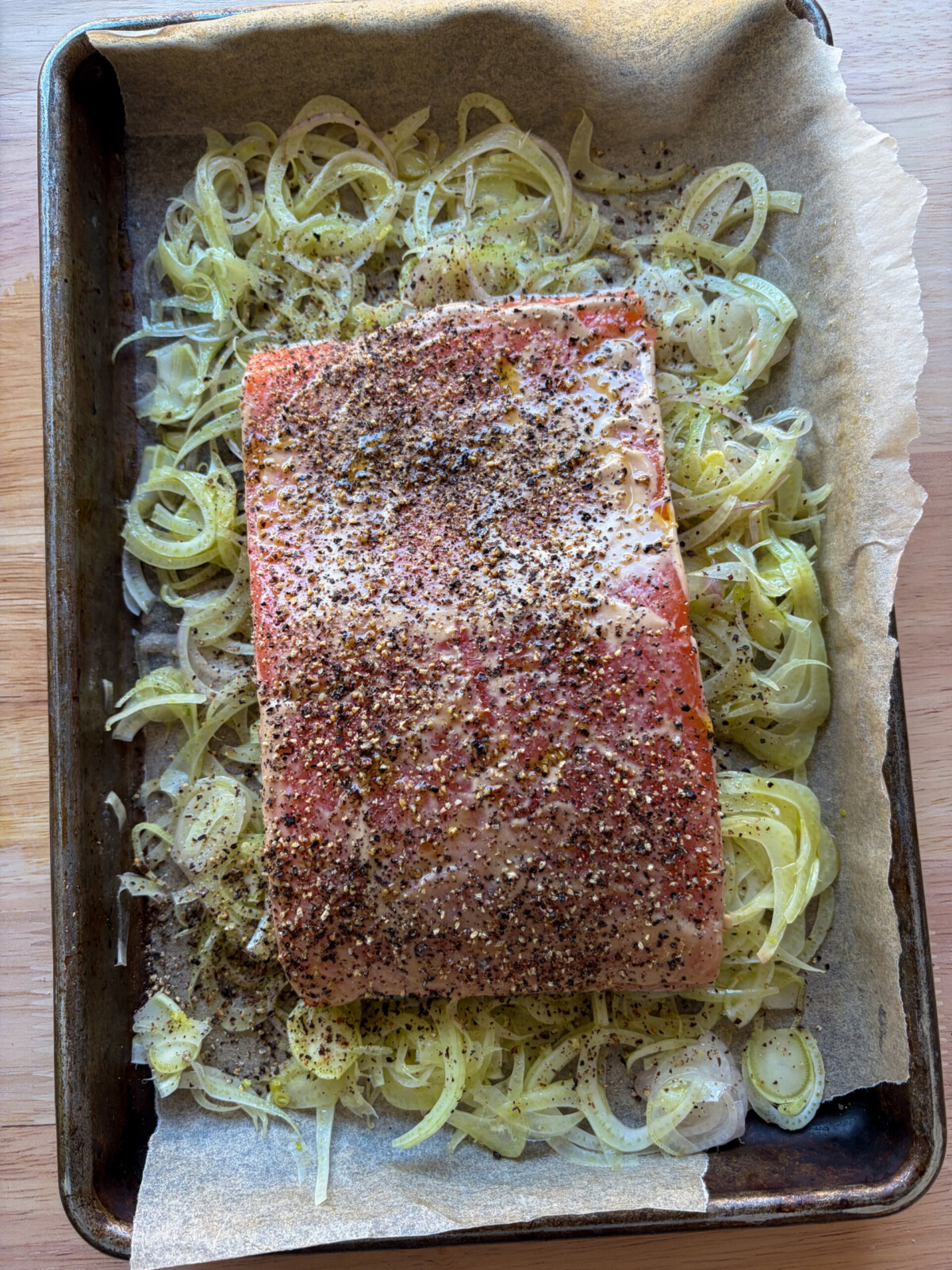 How to make Slow Roasted Salmon with Fennel (3)