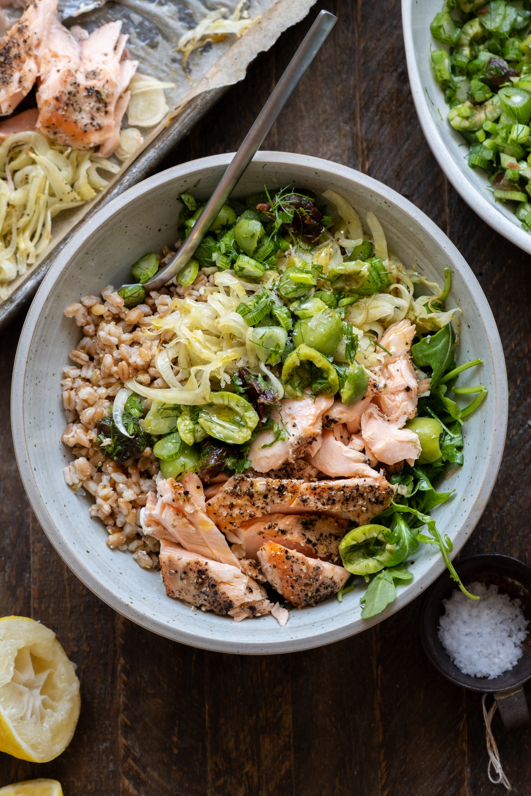 Slow Roasted Salmon with Fennel