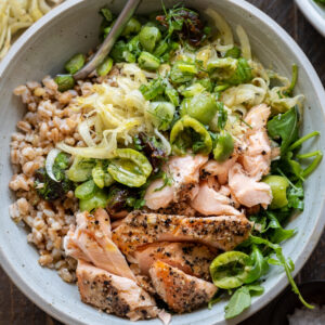 Slow Roasted Salmon with Fennel